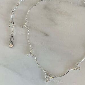 Necklace and Bracelet Set - crystal delicate and feminine